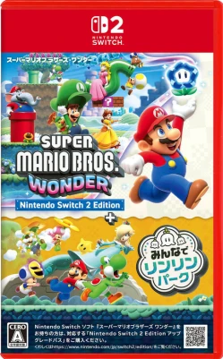 スーパーマリオブラザーズ ワンダー Nintendo Switch 2 Edition + みんなでリンリンパーク ケース付き
